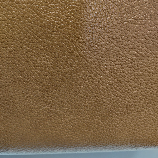 Calfskin Top Handle Bag Brown