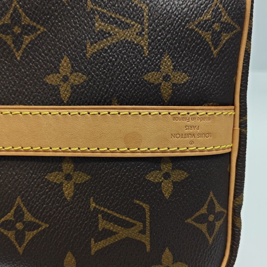 SPEEDY 25 Monogram Coated Canvas Brown