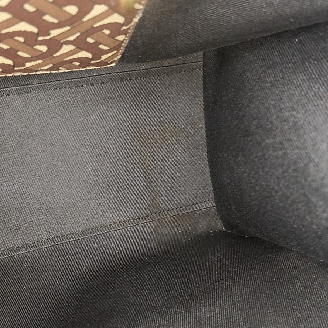 MONOGRAM Large Coated Canvas Brown