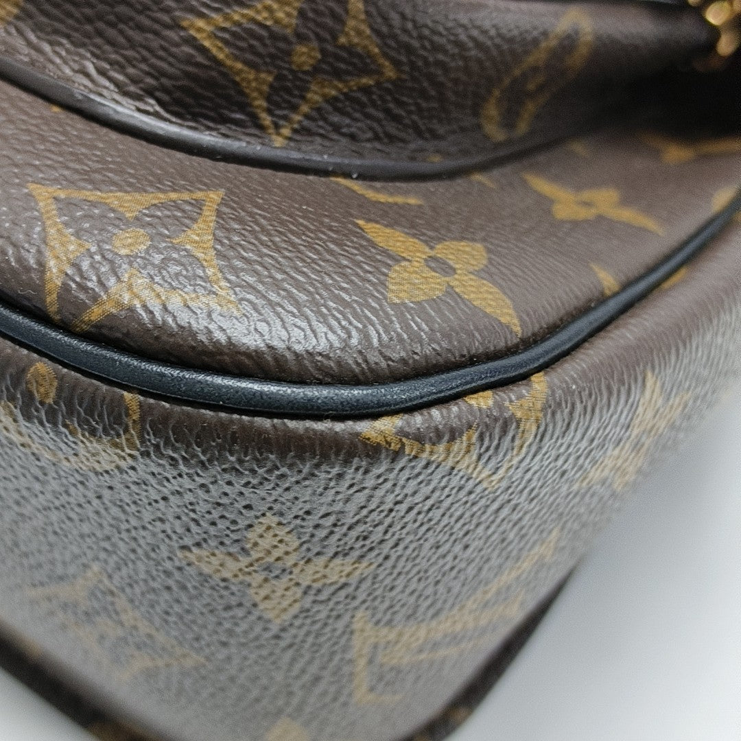 PASSY Monogram Coated Canvas Brown