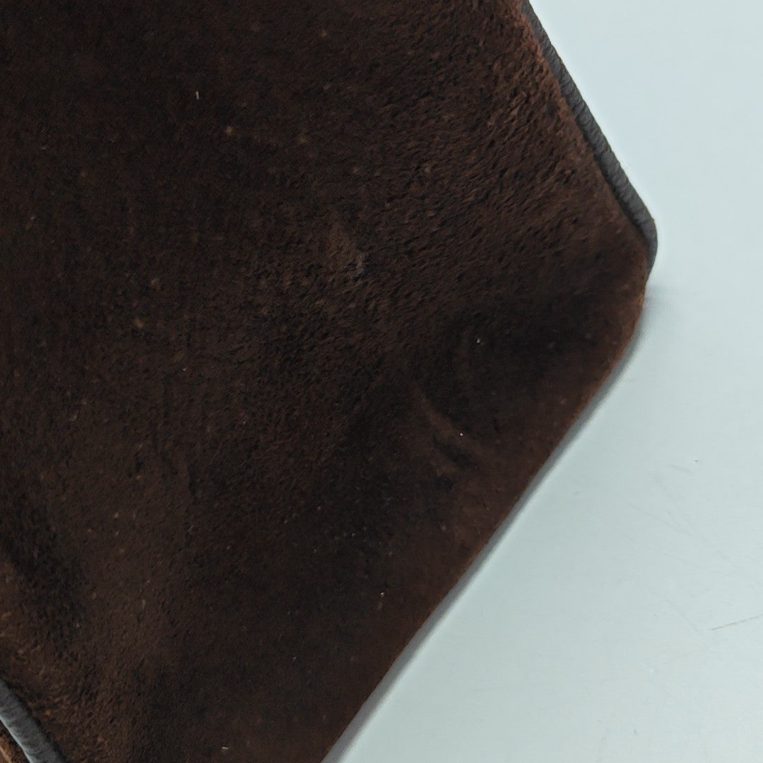 Suede Tote Bag Brown