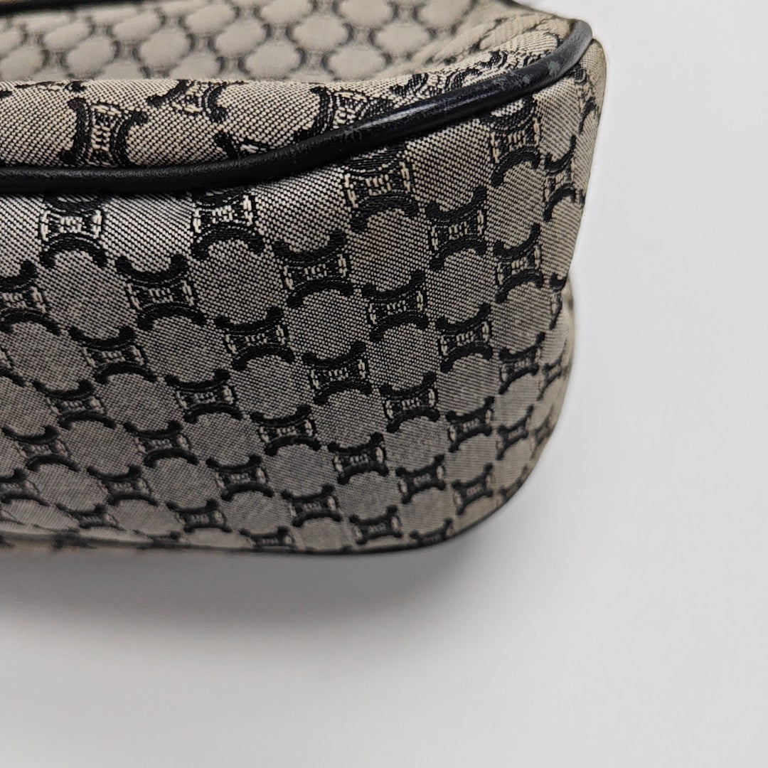 Canvas Top Handle Bag Gray
