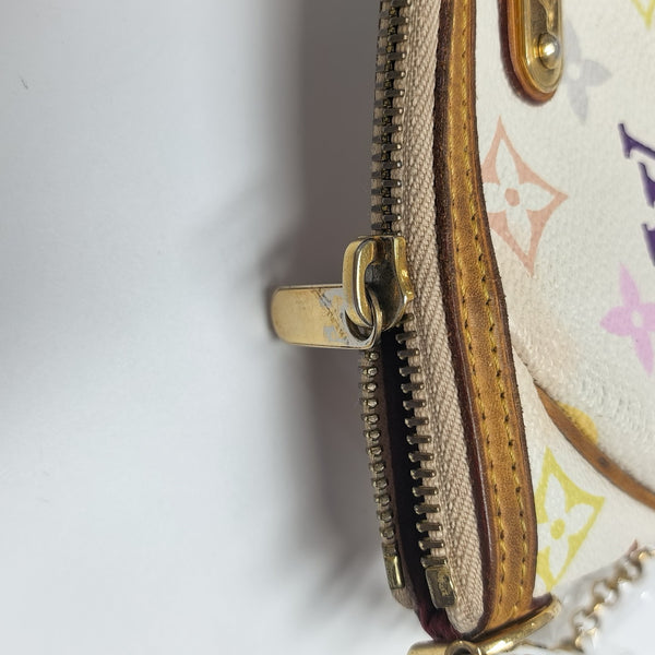 LV × TM VINTAGE MILLA Monogram Coated Canvas White
