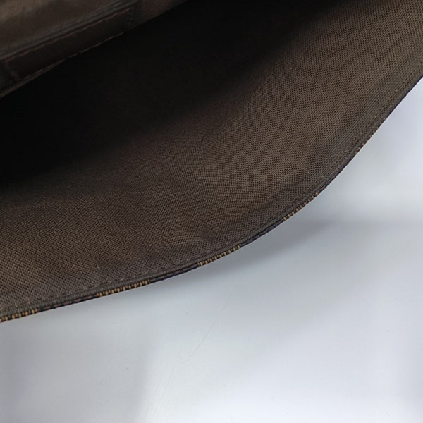 BROOKLYN Damier Ebene Coated Canvas Brown