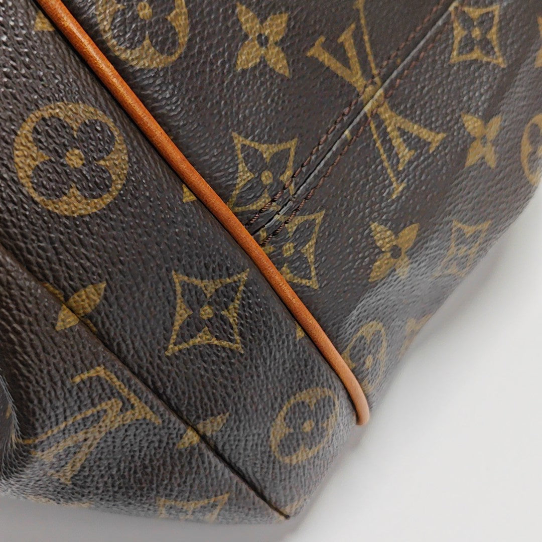 TOTALLY MM Monogram Coated Canvas Brown