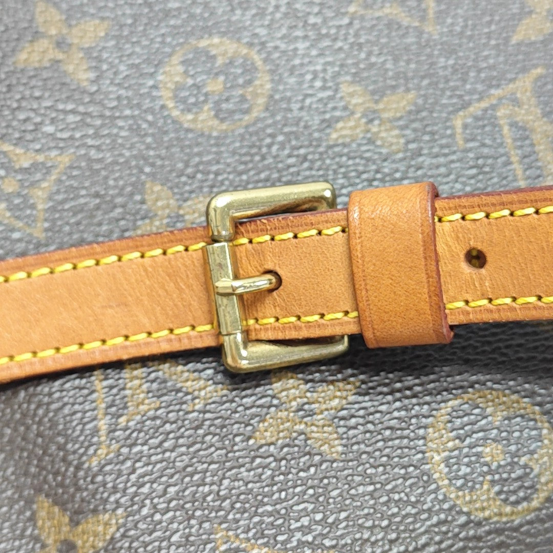 MUSETTE TANGO Monogram Coated Canvas Brown