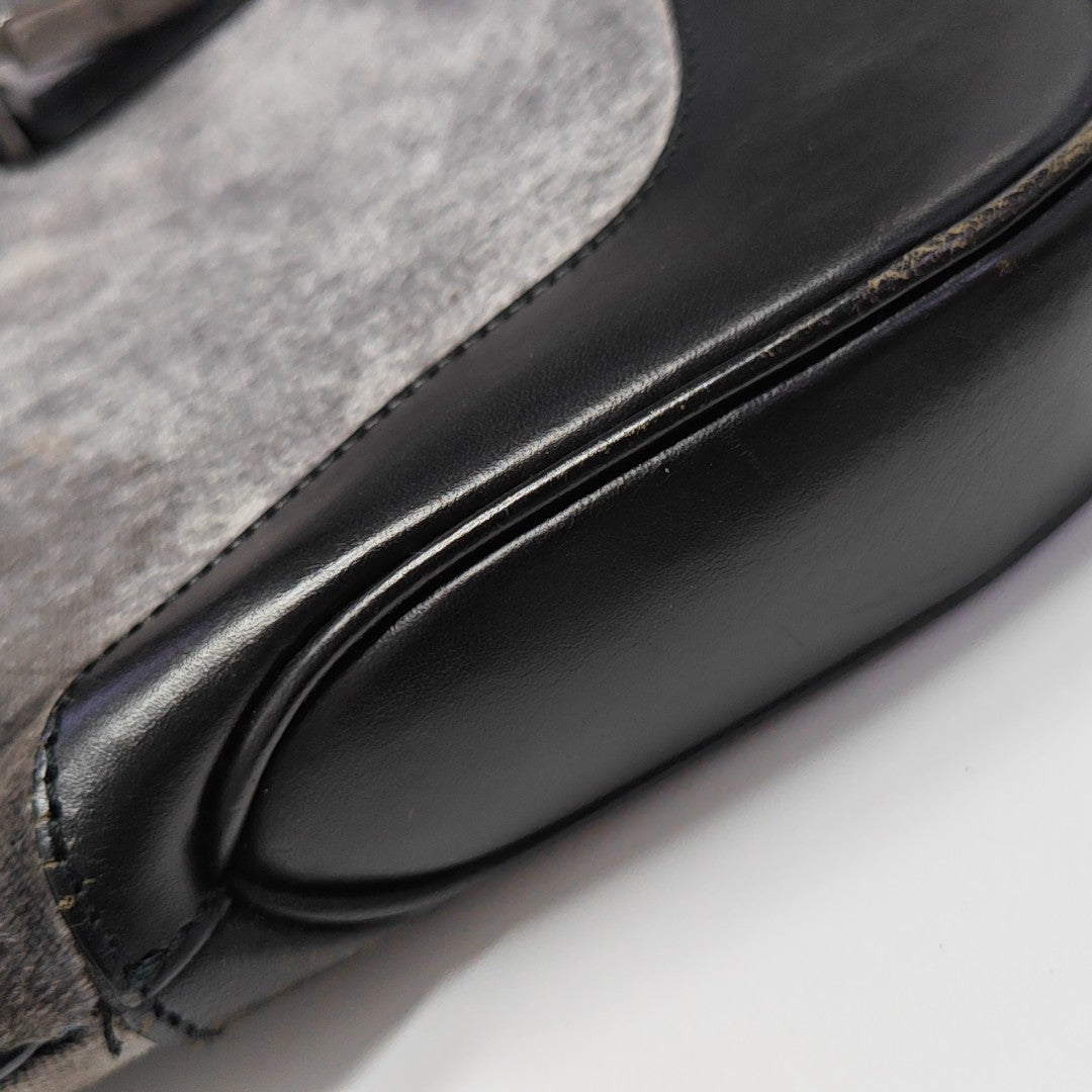 Bardot Monogram Velvet Gray