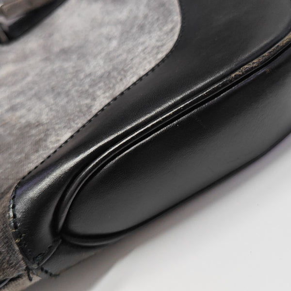 Bardot Monogram Velvet Gray