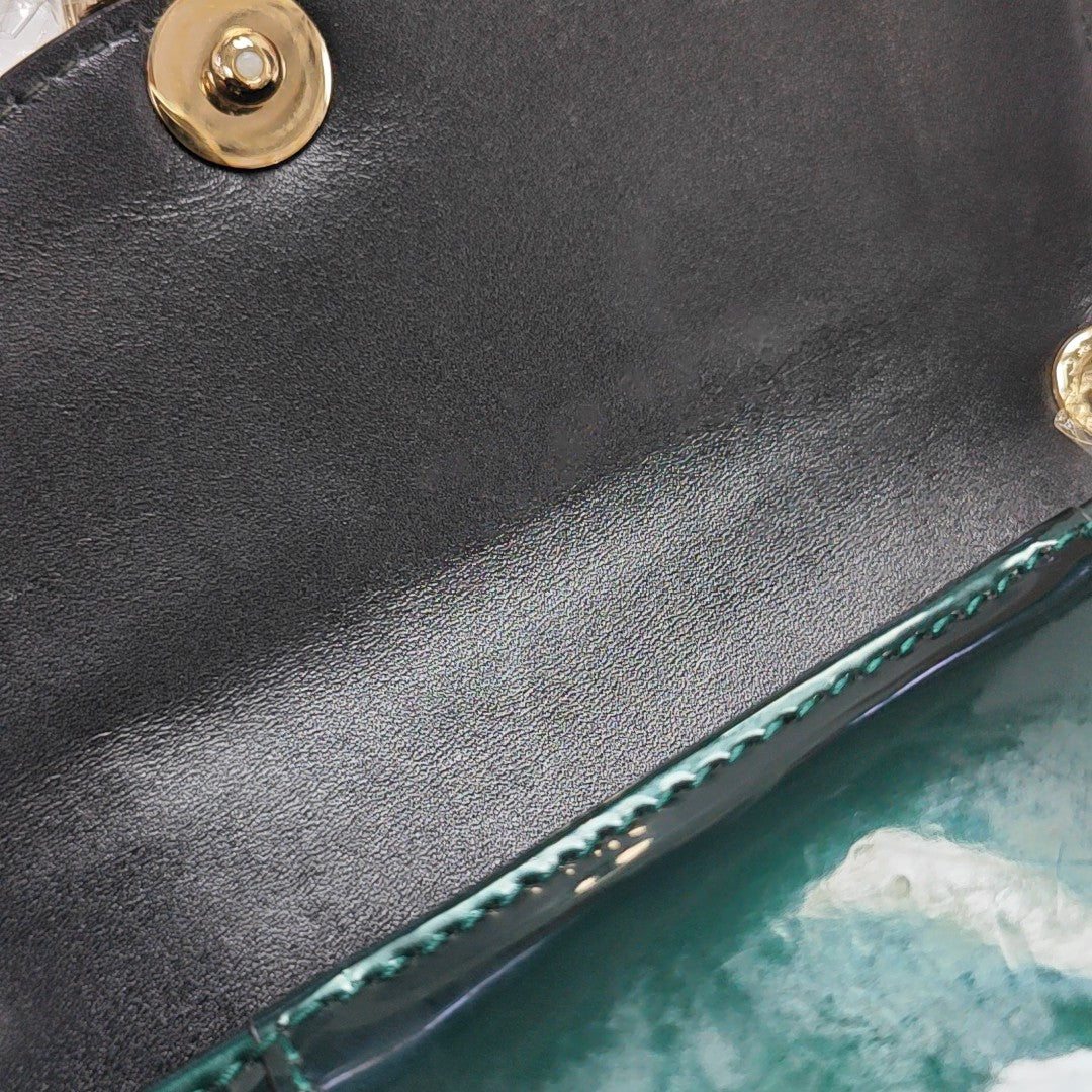 SERPENTI FOREVER Small Patent Leather Green
