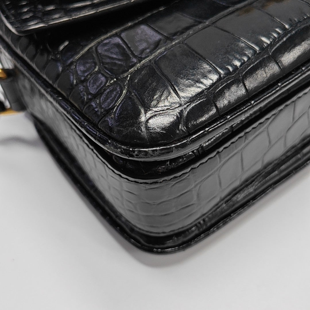 Sharp Calfskin Black
