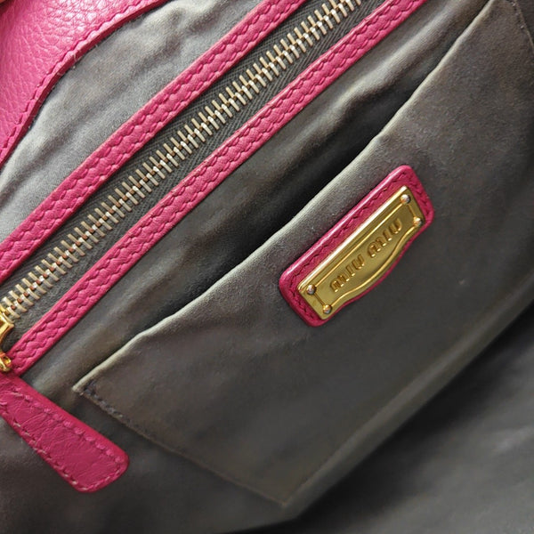 Calfskin Tote Bag Red