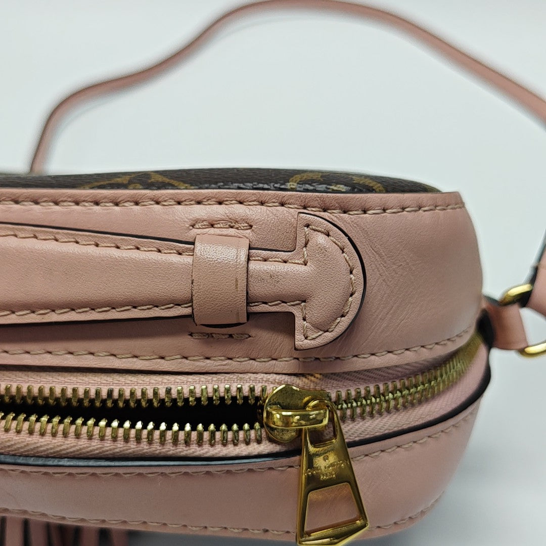 SAINTONGE Monogram Coated Canvas Brown