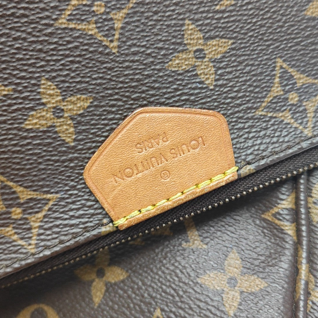 MULTI Monogram Coated Canvas Brown