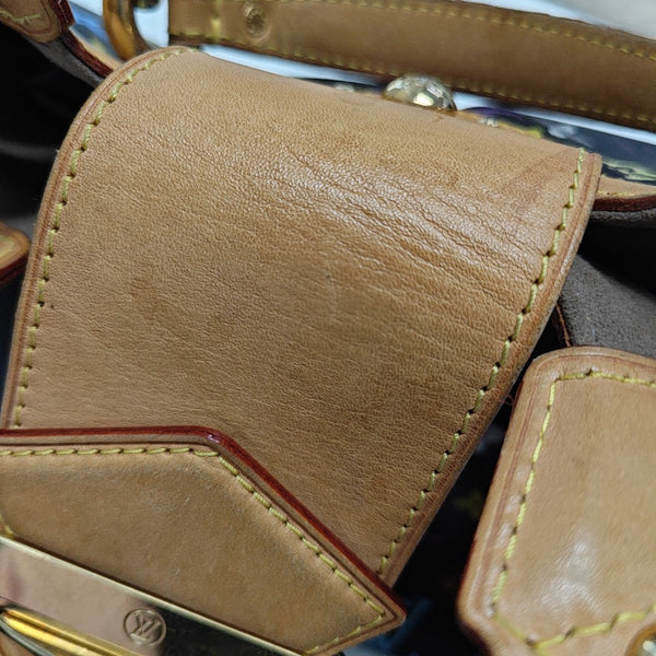 LV × TM URSULA Monogram Coated Canvas Black