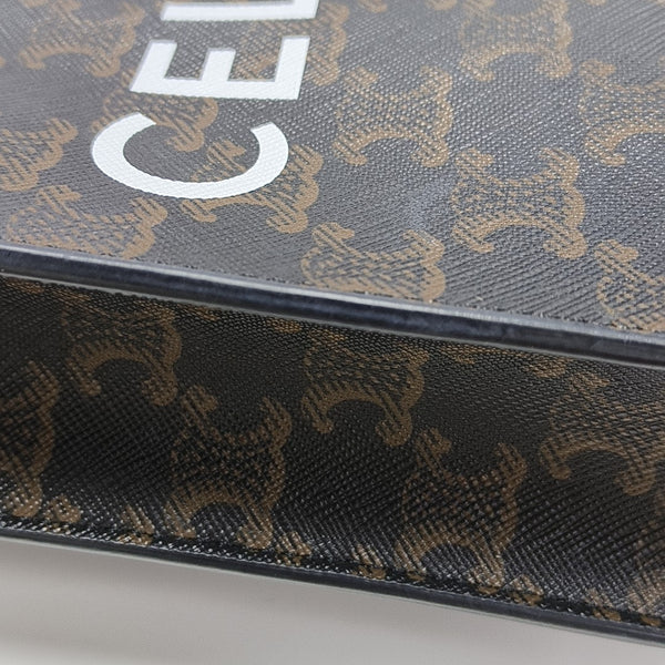 CABAS CELINE Mini Coated Canvas Brown