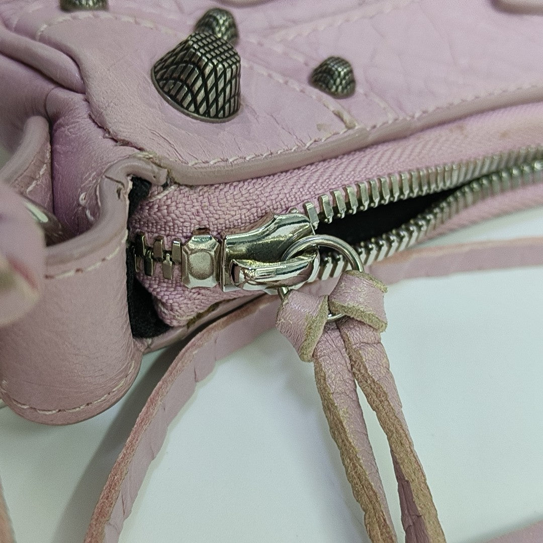 Le Cagole Mini Lambskin Pink