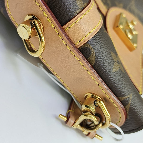 DUFFLE Monogram Coated Canvas Brown