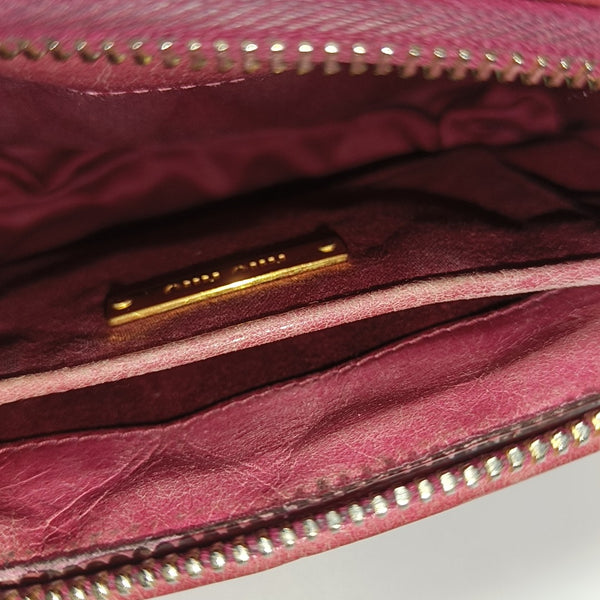 Quilted Lambskin Shoulder Bag Pink