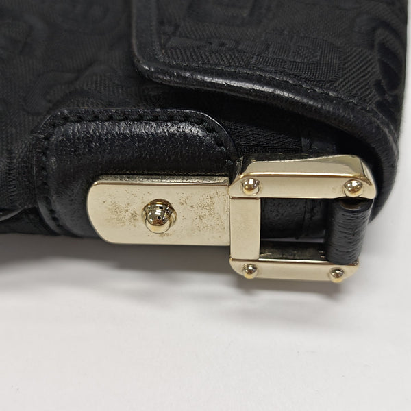 Canvas Top Handle Bag Black