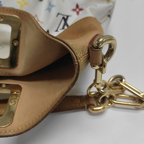 LV × TM JUDY MM Monogram Coated Canvas White