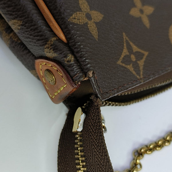 EVA Monogram Coated Canvas Brown
