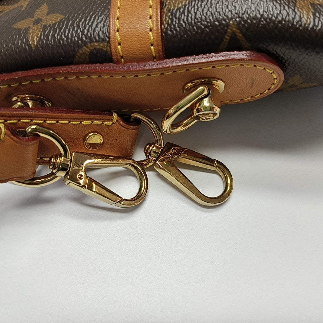 DUFFLE Monogram Coated Canvas Brown