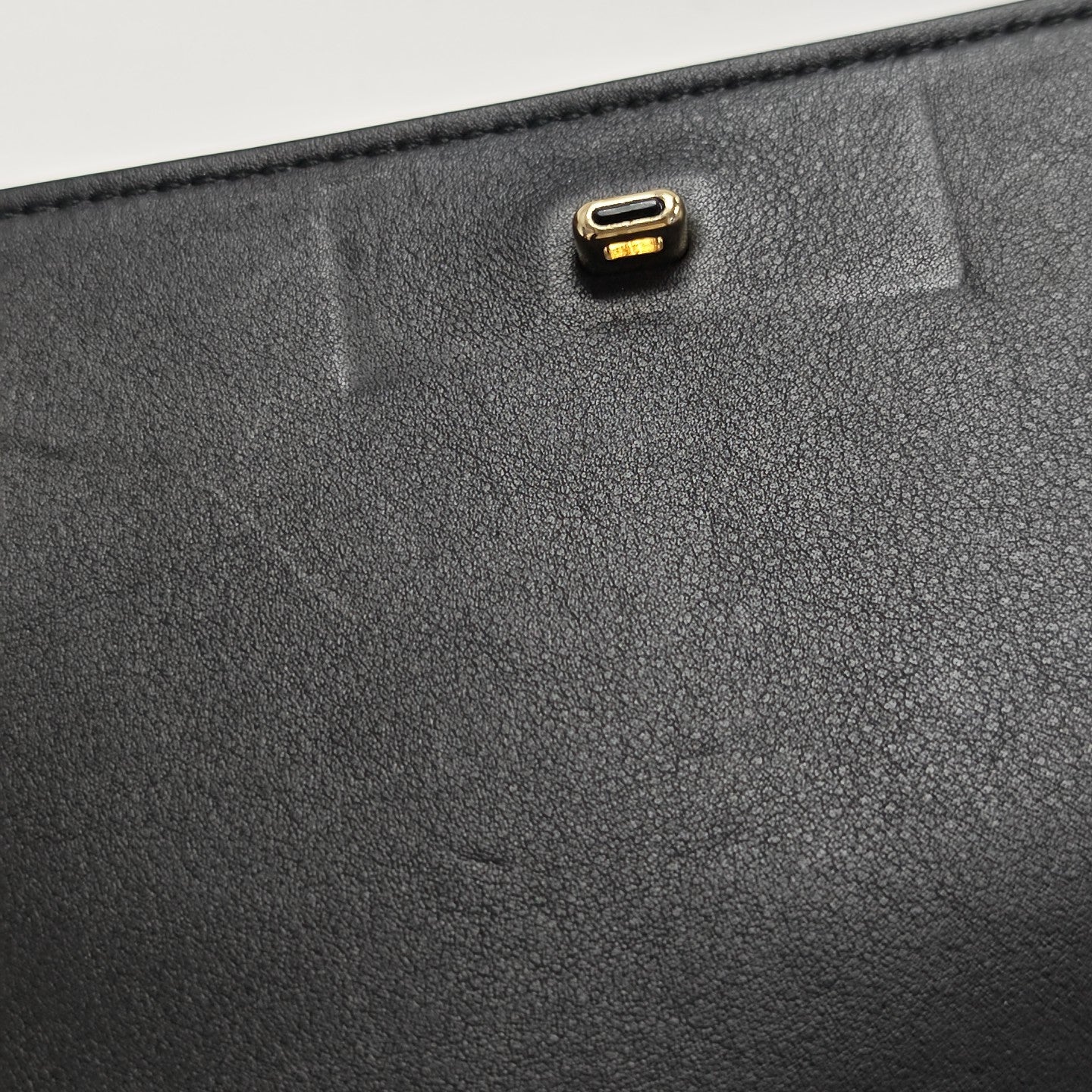 Calfskin Top Handle Bag White