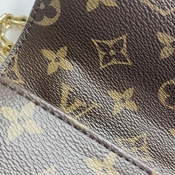 SAINT PLACIDE Monogram Coated Canvas White