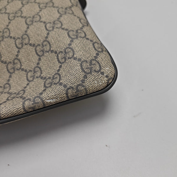 Messenger Monogram Coated Canvas Beige