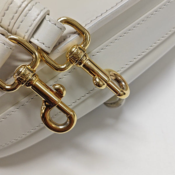 Bobby Medium Calfskin White