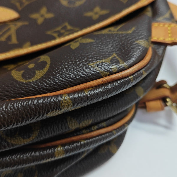 SAUMUR 30 Monogram Coated Canvas Brown