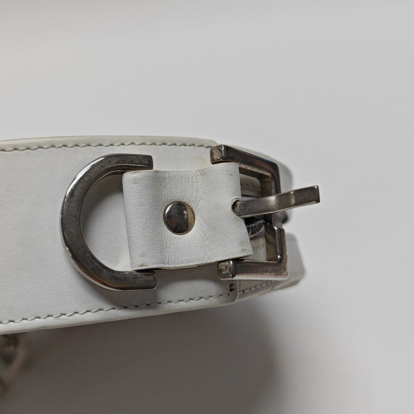 Canvas Shoulder Bag White