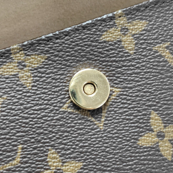 FLORENTINE Monogram Coated Canvas Brown