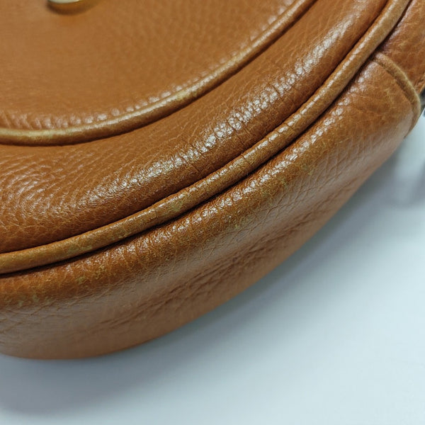 Calfskin Shoulder Bag Brown