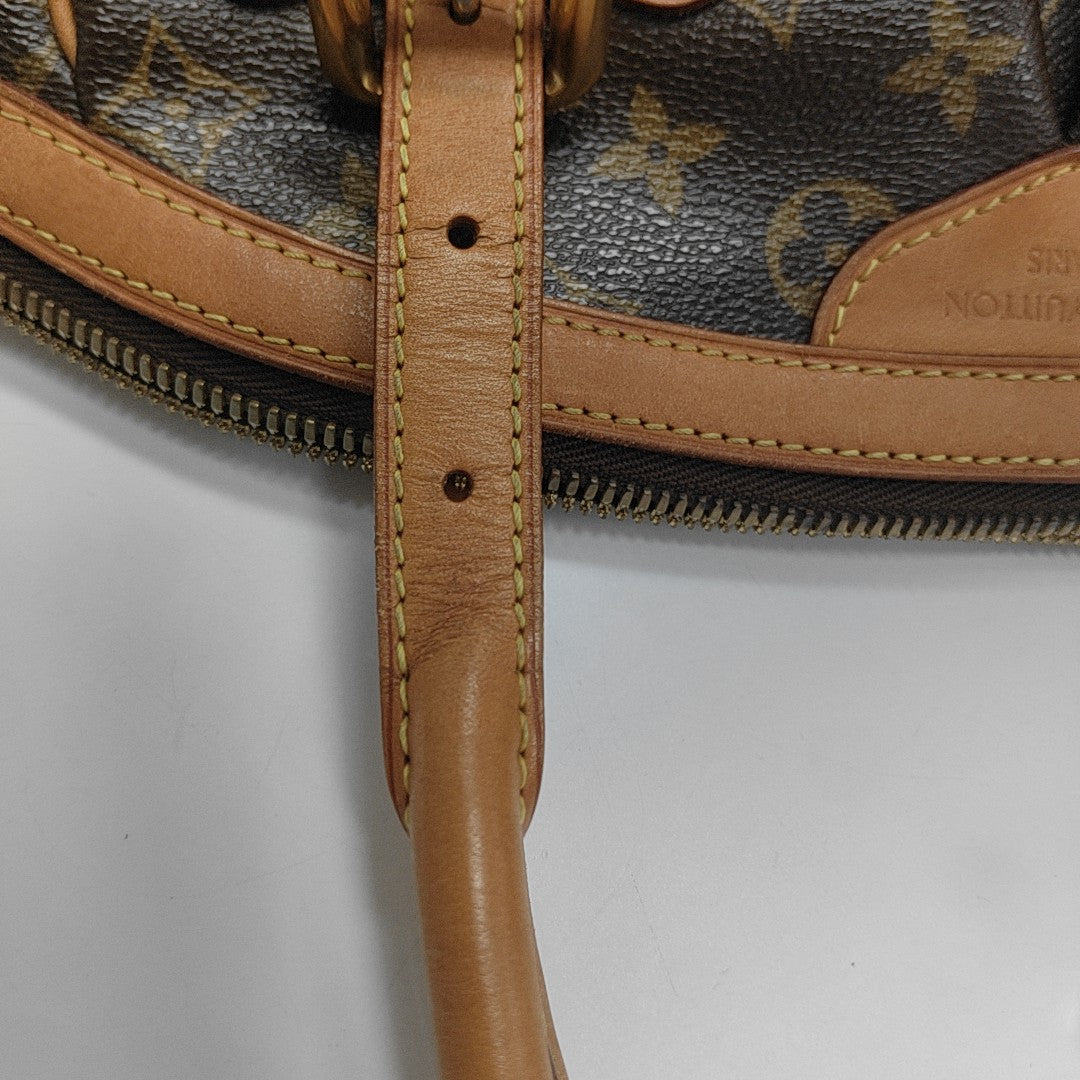 TIVOLI GM Monogram Coated Canvas Brown