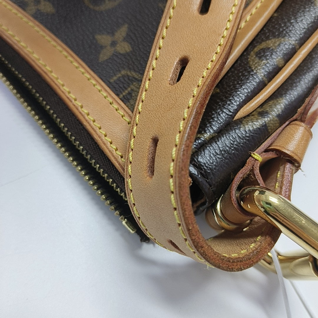 TULUM GM Monogram Coated Canvas Brown
