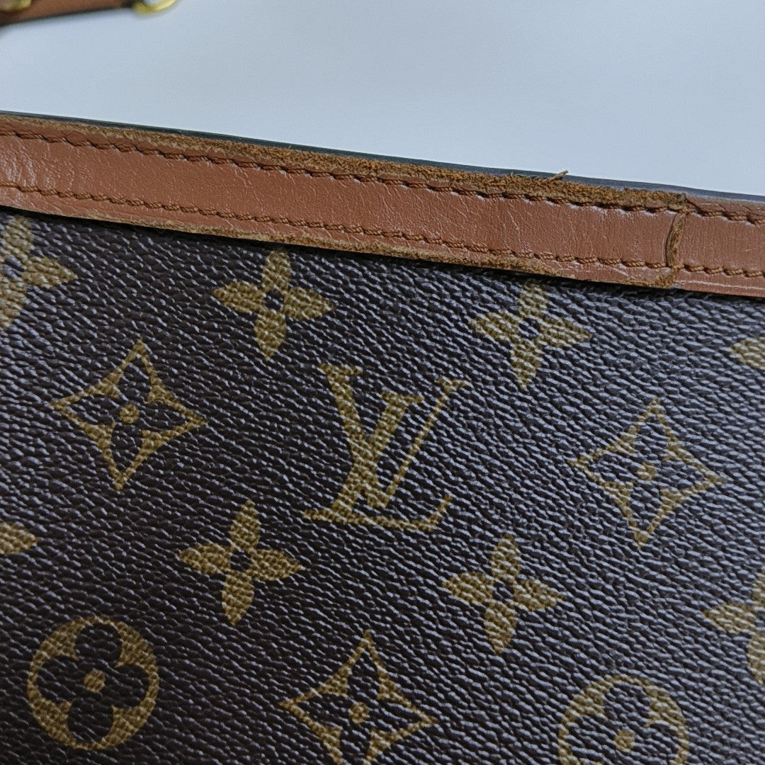 DAUPHINE MM Monogram Coated Canvas Brown