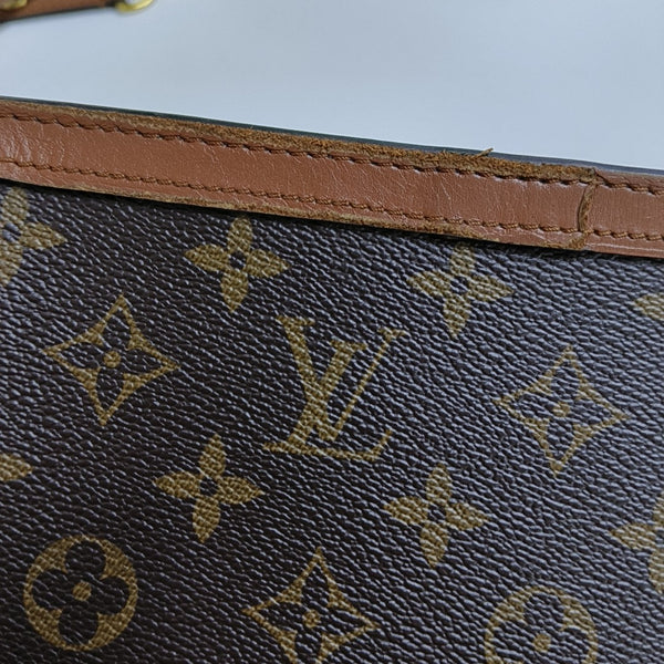 DAUPHINE MM Monogram Coated Canvas Brown