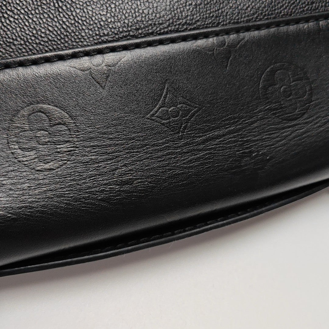 VERY Monogram Calfskin Black