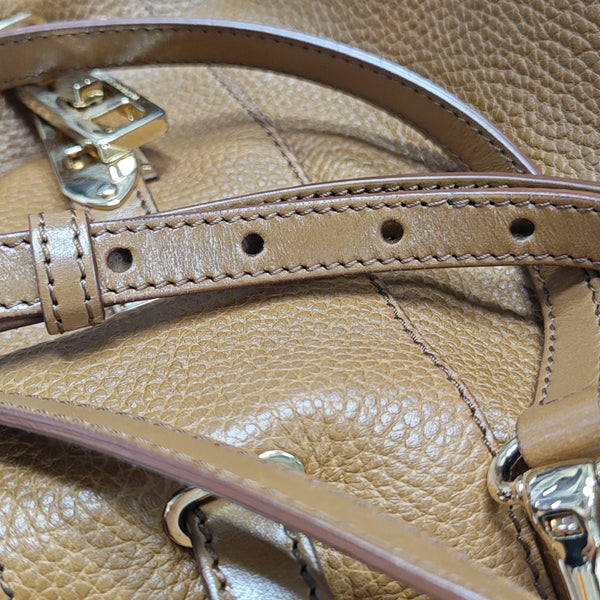 Calfskin Shoulder Bag Brown
