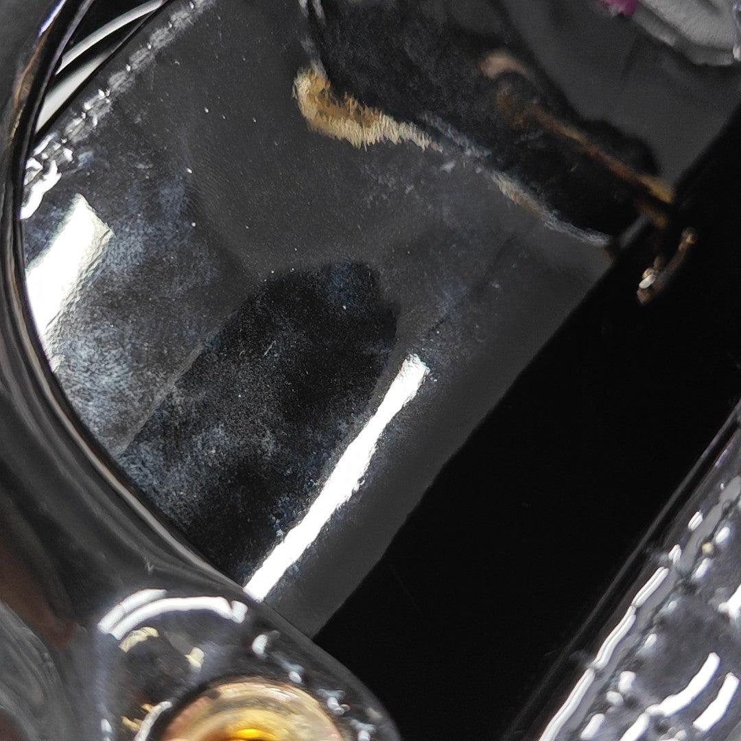 Lady Dior Mini Quilted Patent Leather Black