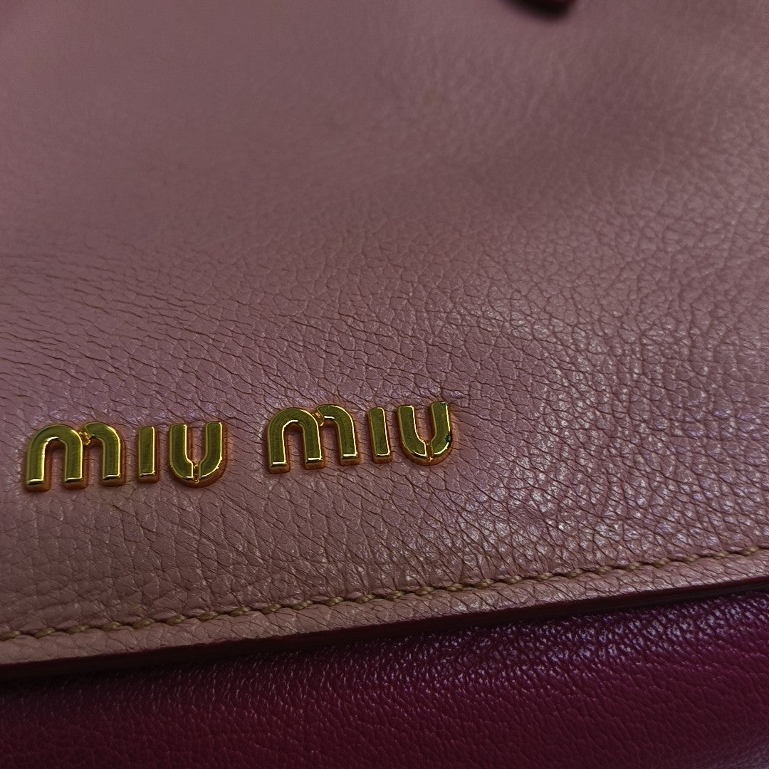 Calfskin Tote Bag Pink