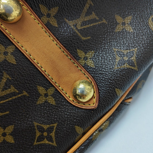 GALLIERA GM Monogram Coated Canvas Brown