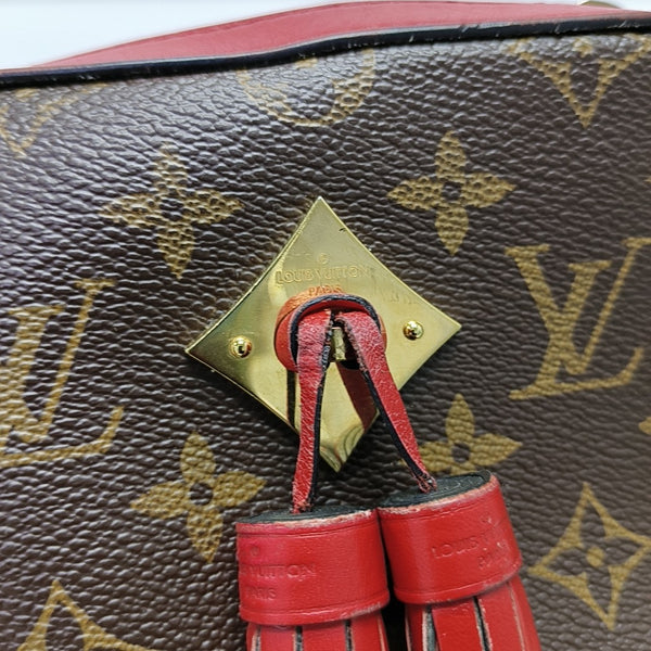 SAINTONGE Monogram Coated Canvas Brown