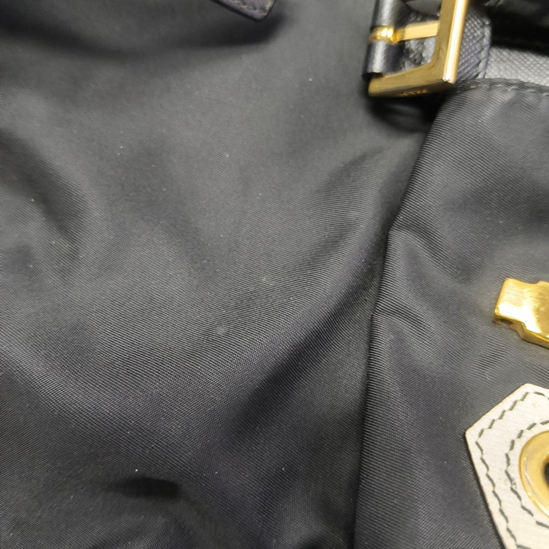 Nylon Backpack Black
