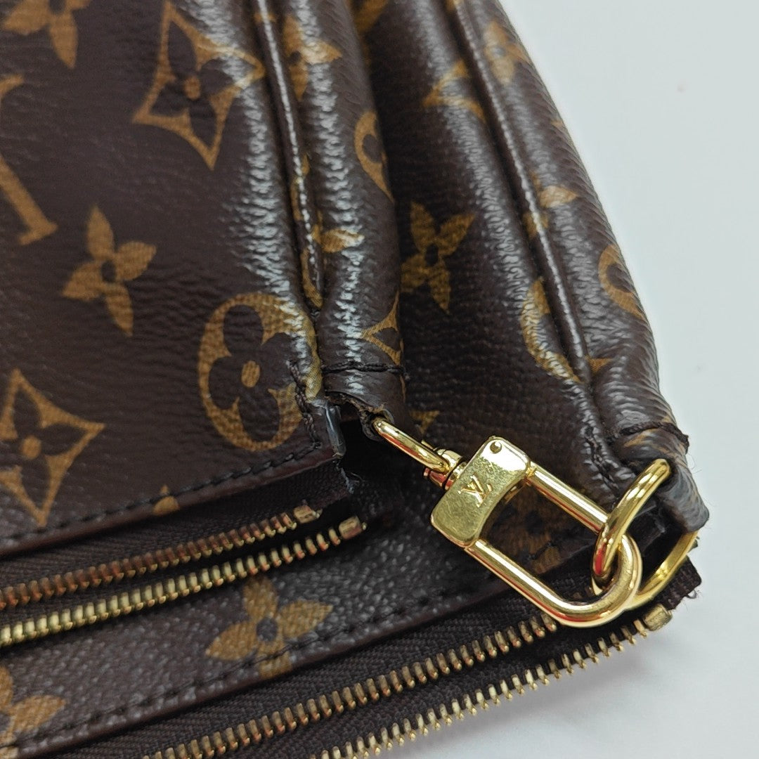 MULTI Monogram Coated Canvas Brown