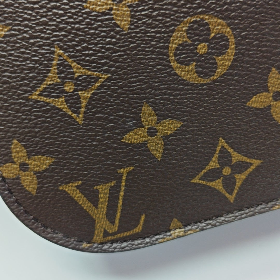 PASSY Monogram Coated Canvas Brown