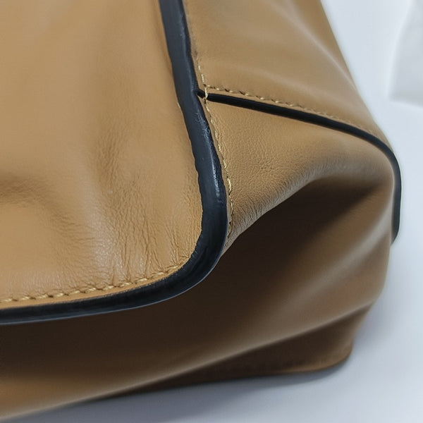 Flip Large Calfskin Brown