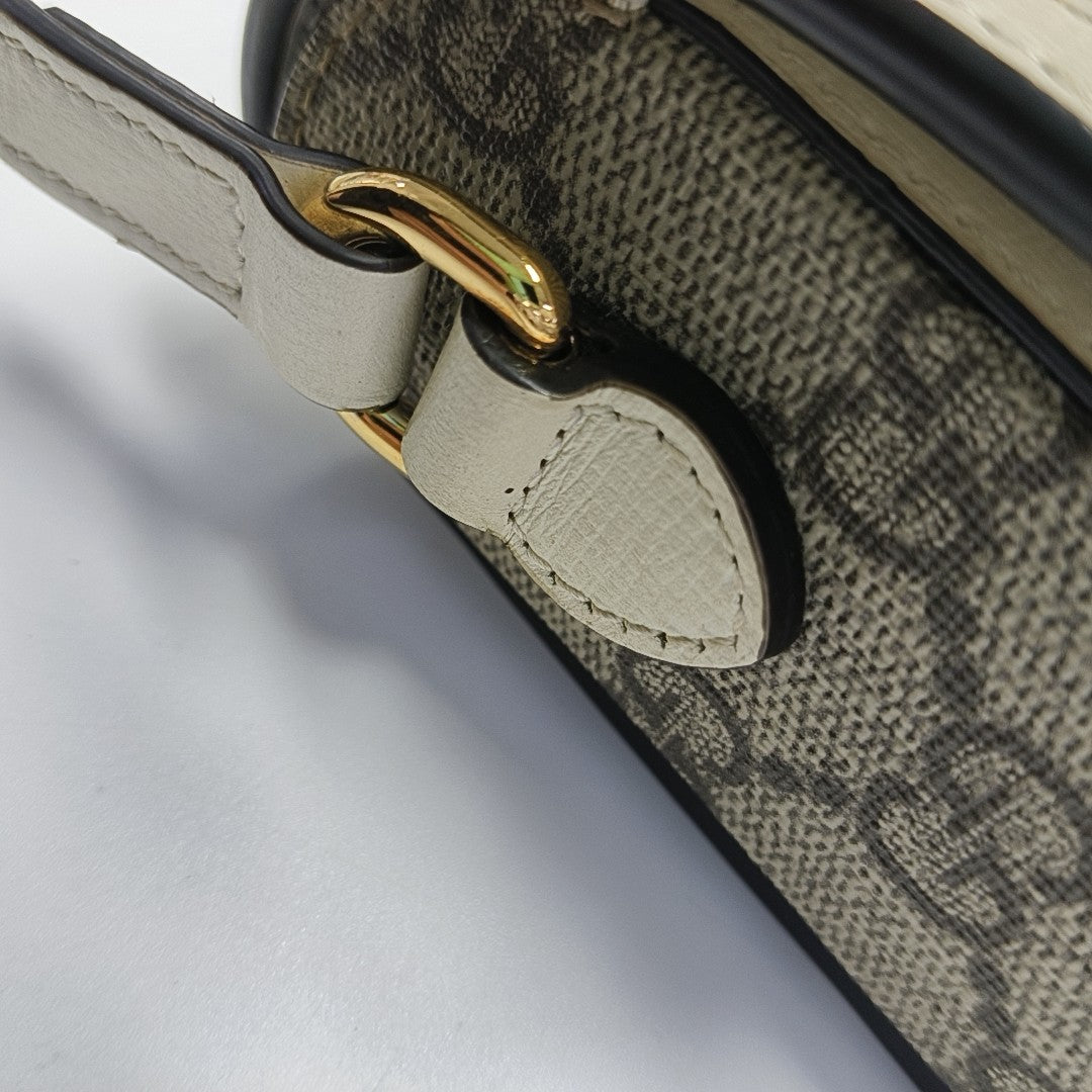 Horsebit 1955 Mini Coated Canvas Beige