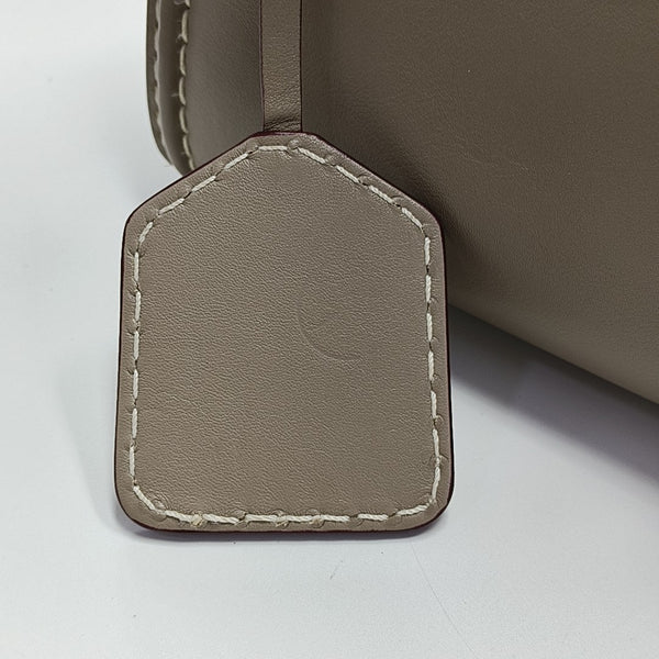Calfskin Shoulder Bag Gray